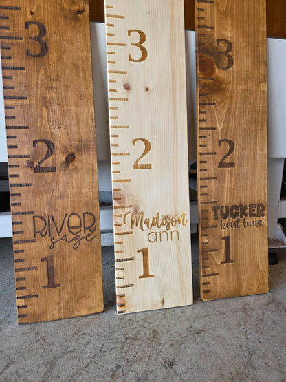 Growth Chart- Custom Engraved